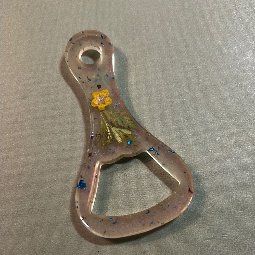 Floral Resin Bottle Opener